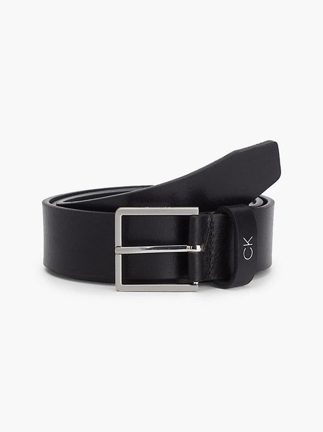 Calvin Klein USA Leather Mens Belt Black 3801257-PX